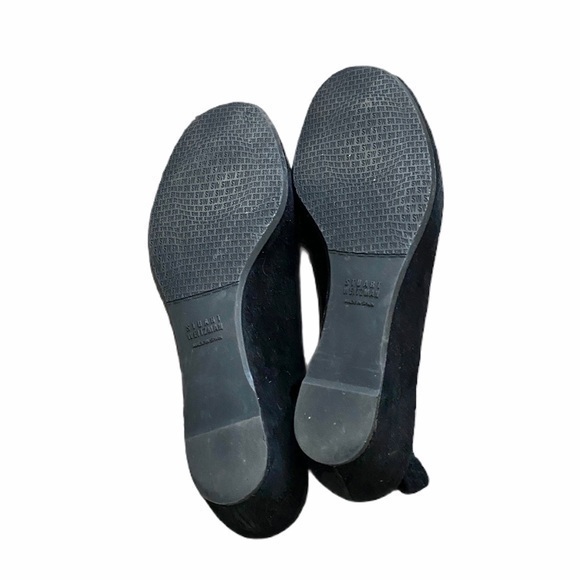 Stuart Weitzman‎ Spando Black Suede Slingback Wedge Heels - Picture 13 of 14